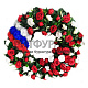 Венок кольцо Триколор7 d=100см Венок кольцо Триколор7 d=100см