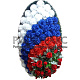 Венок Триколор19 h=125см